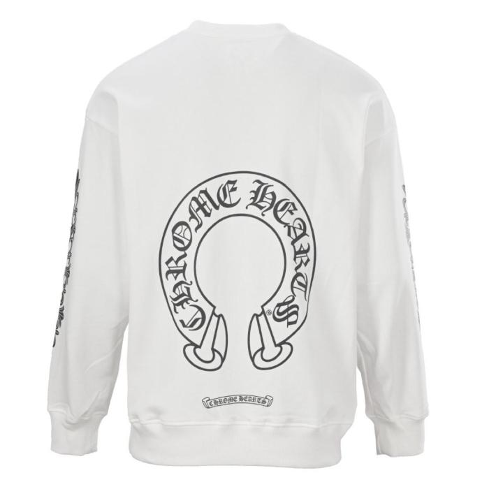 Chrome Hearts Horseshoe logo Crew neck Sweatshirt