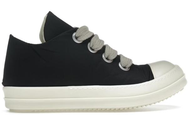 Rick Owens DRKSHDW Hollywood Jumbo Lace Puffer Low Black Milk