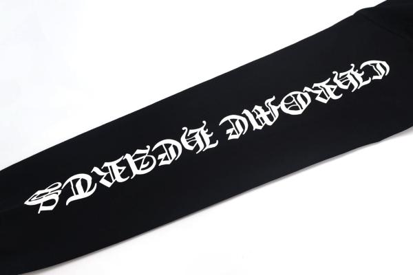 Chrome Hearts Scroll Logo Long Sleeve Thermal T Shirt