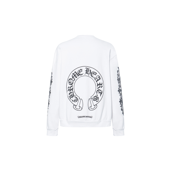 Chrome Hearts Horseshoe logo Crew neck Sweatshirt