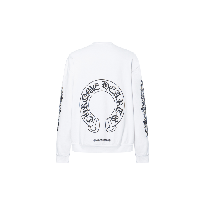 Chrome Hearts Horseshoe logo Crew neck Sweatshirt