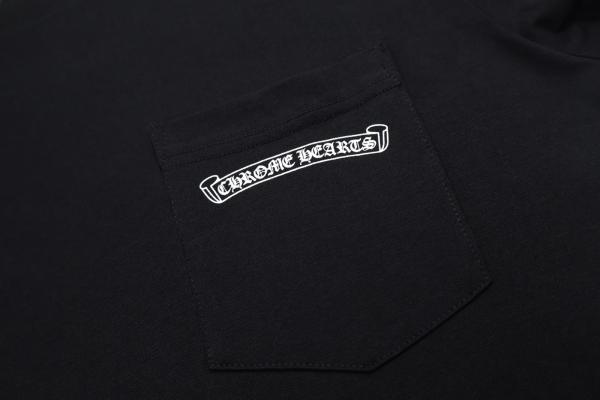 Chrome Hearts Scroll Logo Long Sleeve Thermal T Shirt