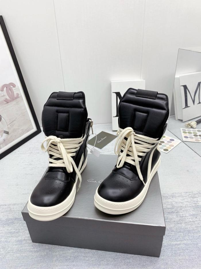 Rick Owens Lido Geobasket Black Milk