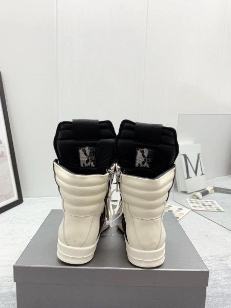 Rick Owens Lido Geobasket Black Milk