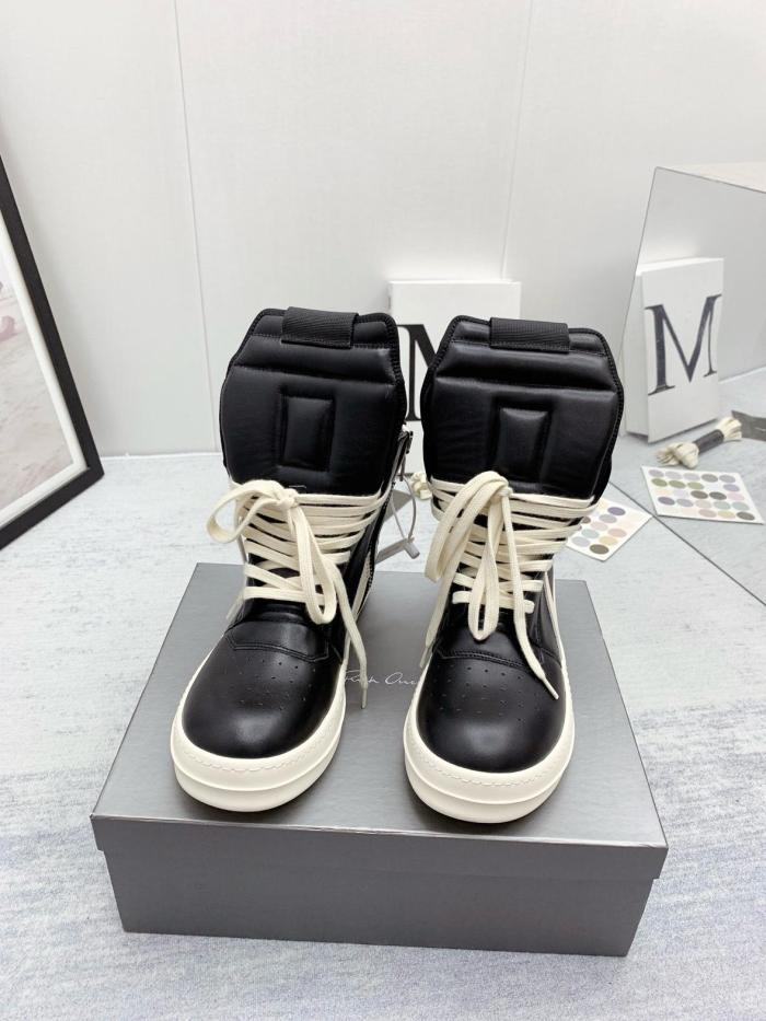 Rick Owens Lido Geobasket Black Milk