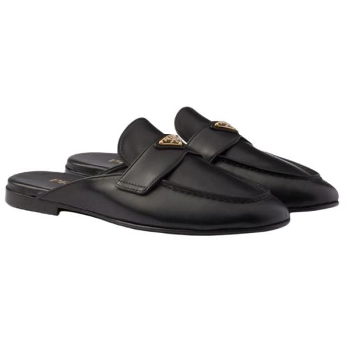 PRADA Wrap toe Slippers Women's Black