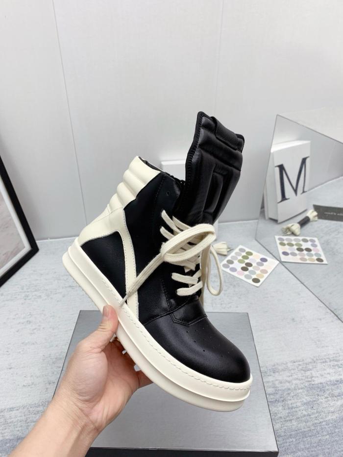 Rick Owens Lido Geobasket Black Milk