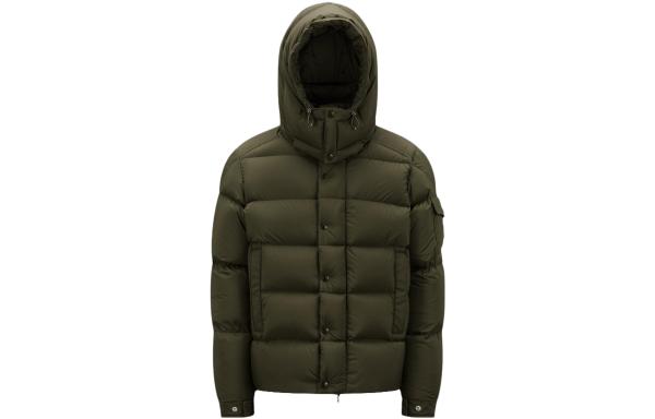 Moncler Vezere Logo Patch Puffer Jacket