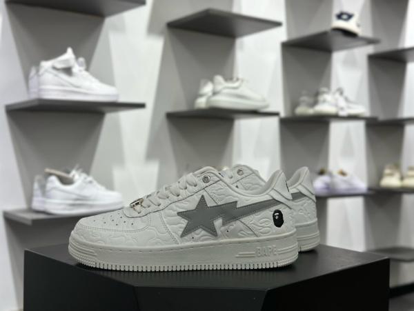 A Bathing Ape Bape Sta Low #3 Line Camo White