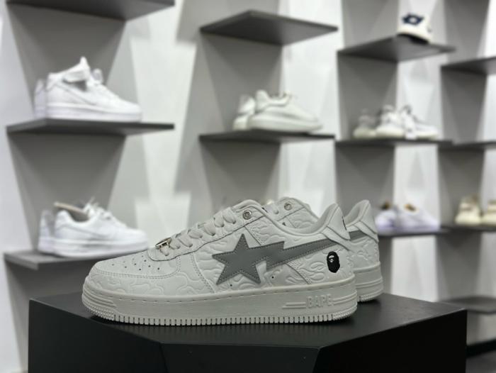 A Bathing Ape Bape Sta Low #3 Line Camo White