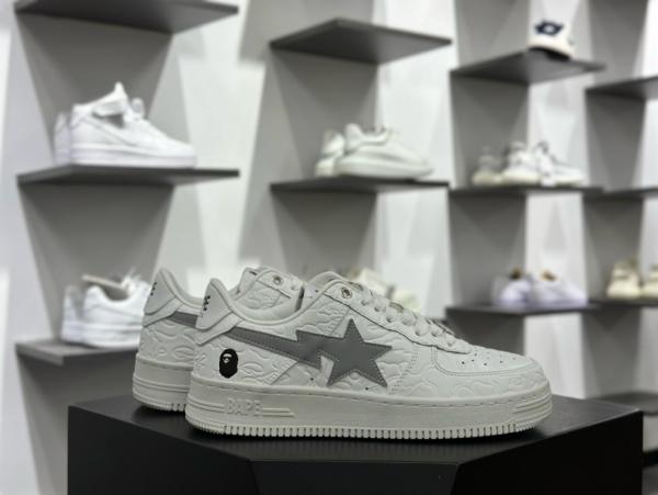 A Bathing Ape Bape Sta Low #3 Line Camo White