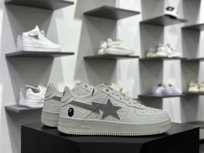 A Bathing Ape Bape Sta Low #3 Line Camo White