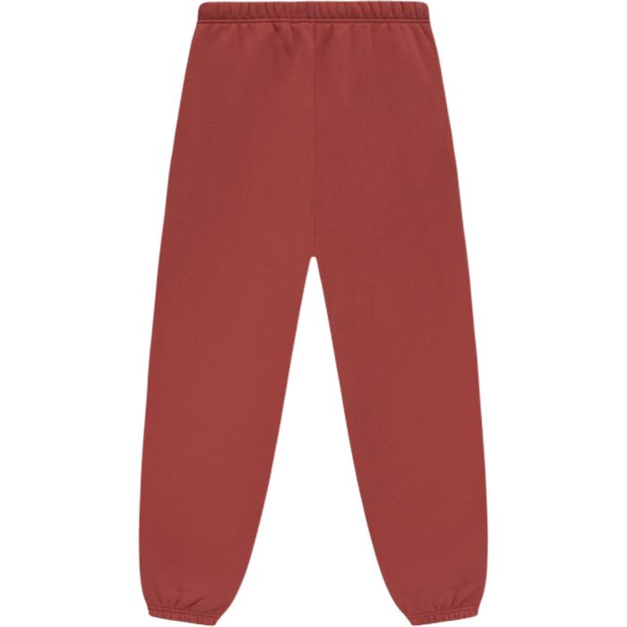 Fear Of God Essentials Logo embroidered 'Crimson' Track Pants