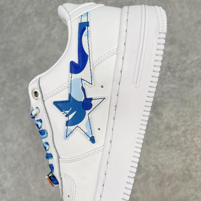 A Bathing Ape Bape Sta Low ABC Camo White Blue