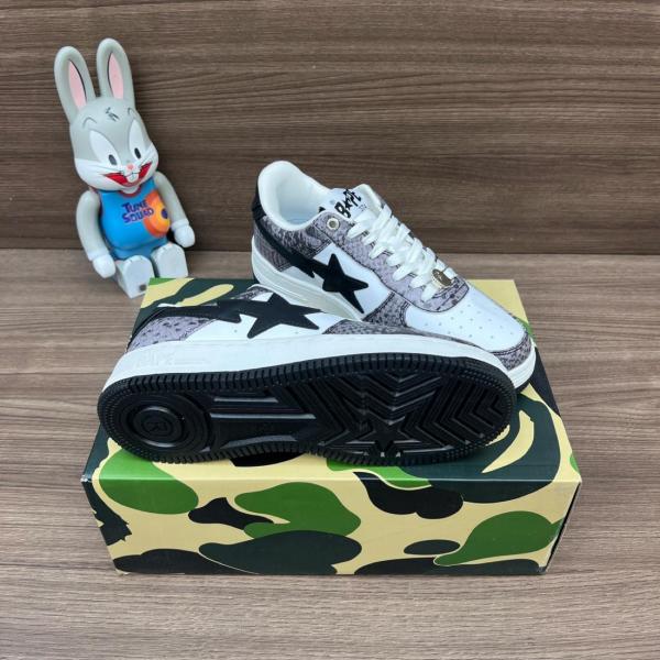 A Bathing Ape Bape Sta Snake Skin Black