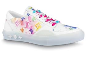 Louis Vuitton Ollie White Rainbow Monogram