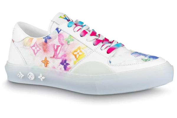 Louis Vuitton Ollie White Rainbow Monogram