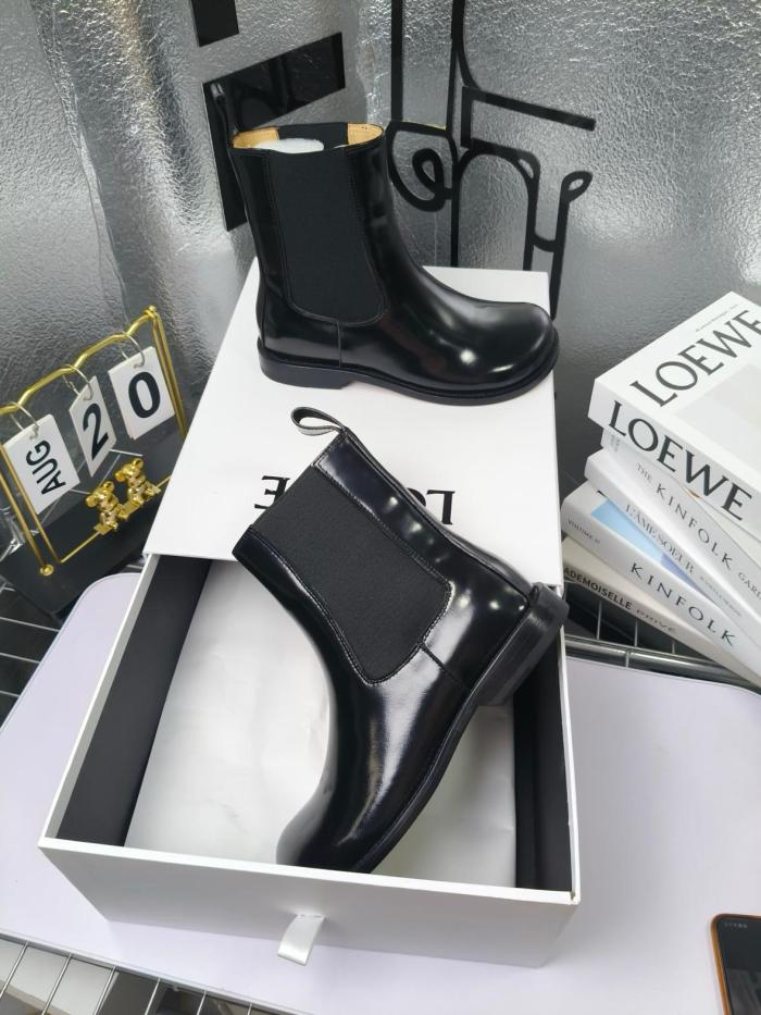 LOEWE Campo Chelsea Boots Women's Black