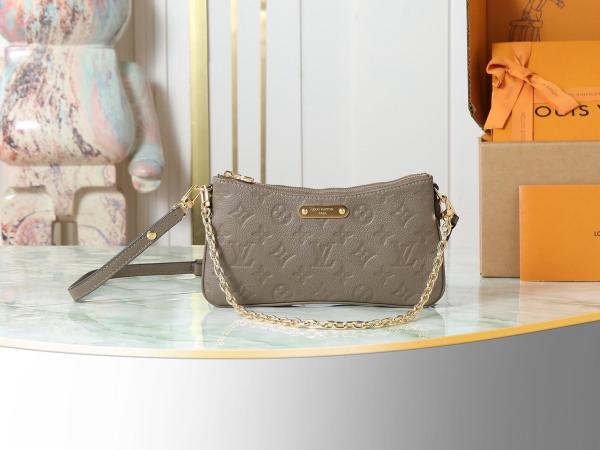 Louis Vuitton Pochette Liv Smoke Gray M25816 size 24.5*6.5*13.5 cm