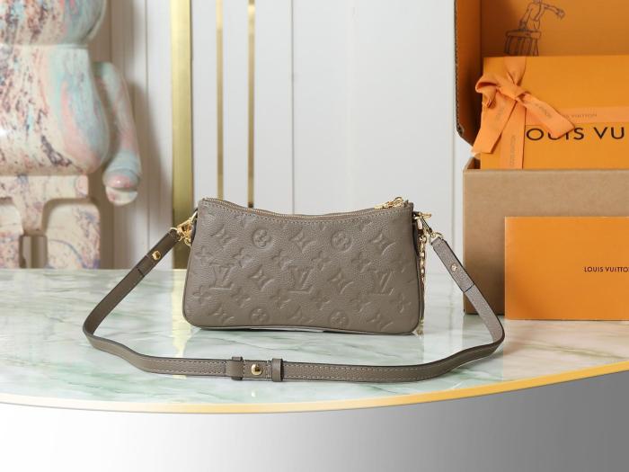 Louis Vuitton Pochette Liv Smoke Gray M25816 size 24.5*6.5*13.5 cm