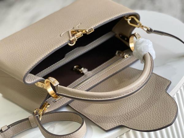 LOUIS VUITTON Capucines Bb Galet M94634 size 27*9*18 cm