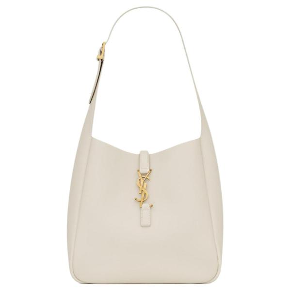 SAINT LAURENT LE5A7CASSANDRE Grain Cow Leather Shoulder Bag Small Women's Vintage White 713938-AAAUQ-9207 size 22.9*8.4*21.8 cm