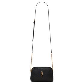 SAINT LAURENT GABY Quilting Sheepskin Shoulder Bag, Crossbody Bag Women's Black 733667-1EL07-1000 size 18*3.5*13 cm