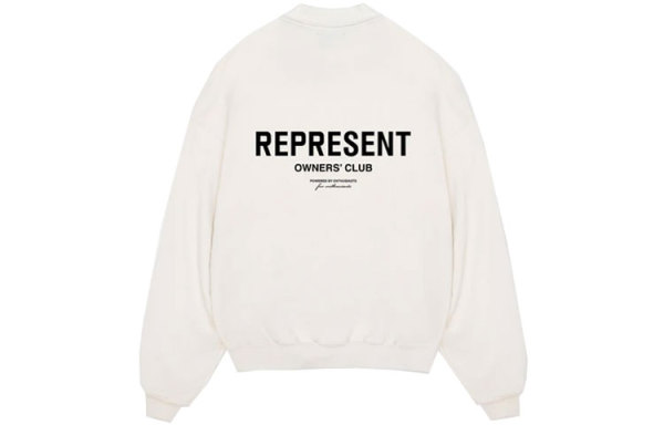 REPRESENT Owners Club Sweatshirt white