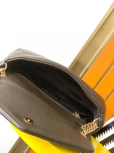 SAINT LAURENT Grained Sheepskin Handbag Shoulder Bag Women's Light Musk 800916-AACYT-3212 size 30*5/7.5*15 cm