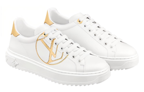 LOUIS VUITTON Lv Time Out Sneakers 'White Gold' Women's