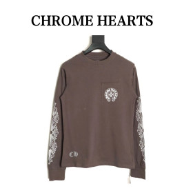 Chrome Hearts Horseshoe logo Long sleeve T shirt