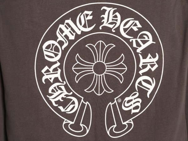 Chrome Hearts Horseshoe logo Long sleeve T shirt