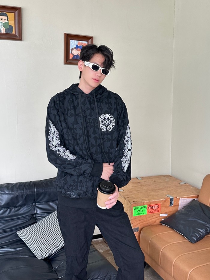 Chrome Hearts Cemetery Print Hoodie