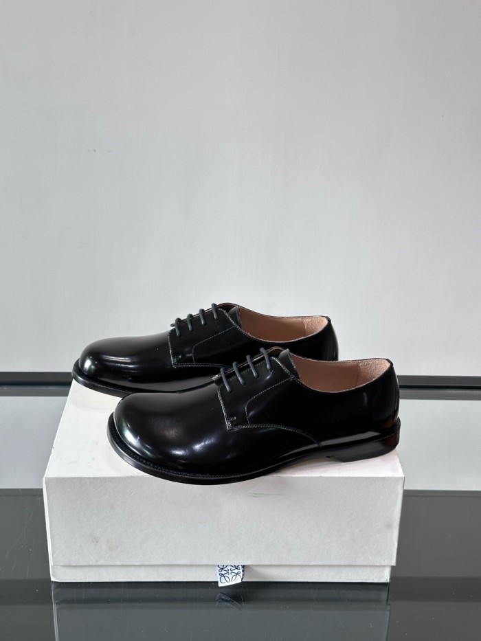 LOEWE Campo Dress Shoes Men's Black