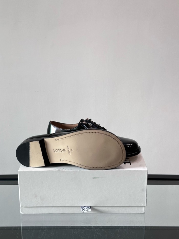 LOEWE Campo Dress Shoes Men's Black