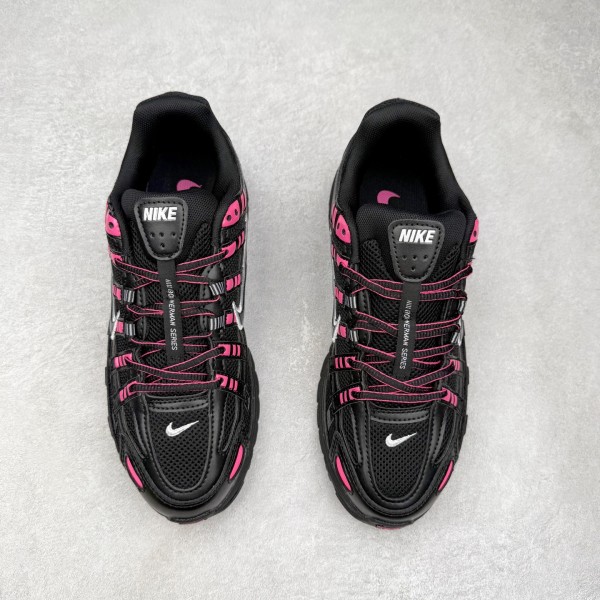 Nike P-6000 Pink Blast Metallic Silver Black