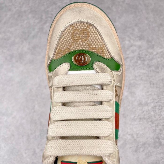 GUCCI Screener Low Top Kids' Skateboarding Shoes Butter Green Kids'