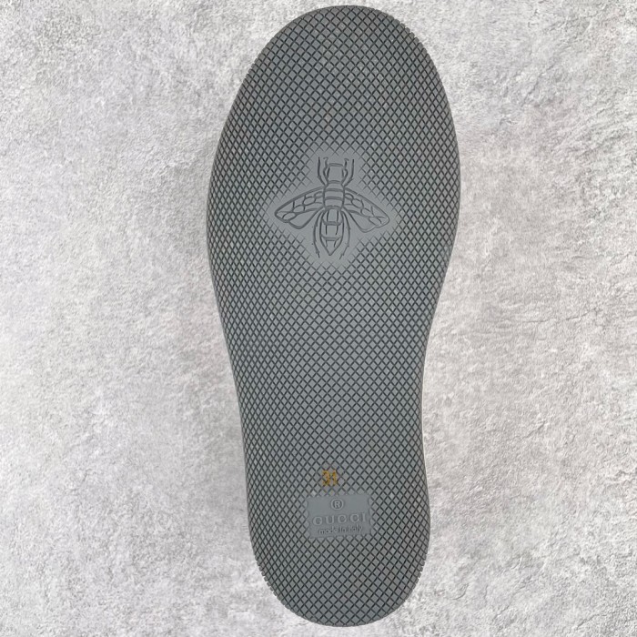 GUCCI Screener Distressed Shoes Low top Kids' Skateboarding Shoes White Purple Kids