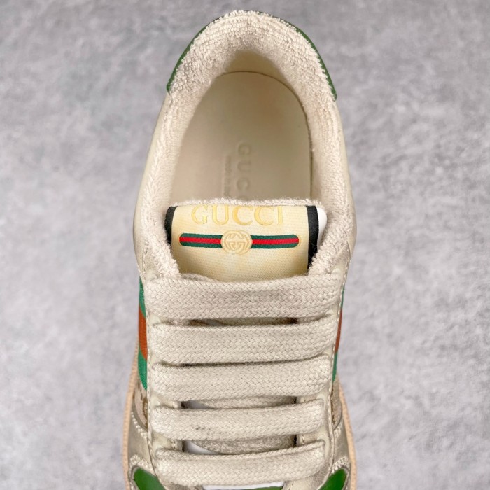 GUCCI Screener Low Top Kids' Skateboarding Shoes Butter Green Kids'