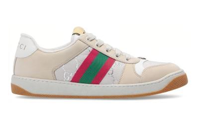 GUCCI Screener Low top Kids' Skateboarding Shoes Beige Kids'