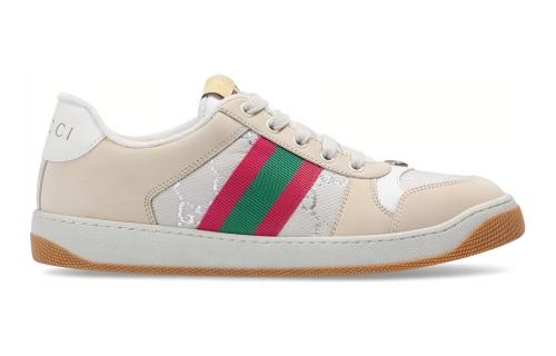 GUCCI Screener Low top Kids' Skateboarding Shoes Beige Kids'