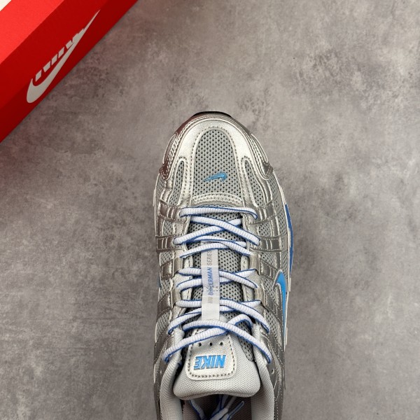 Nike P-6000 Metallic Platinum Pure Platinum Metallic Silver University Blue