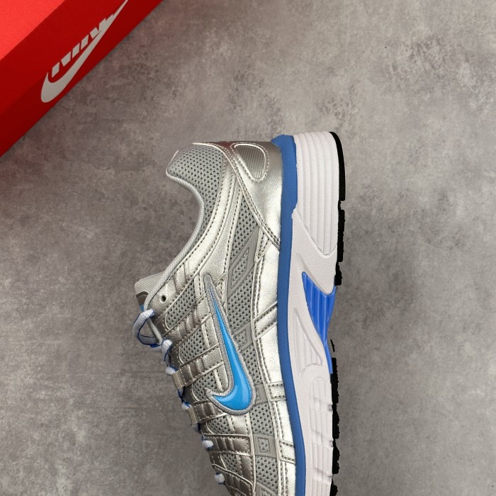 Nike P-6000 Metallic Platinum Pure Platinum Metallic Silver University Blue