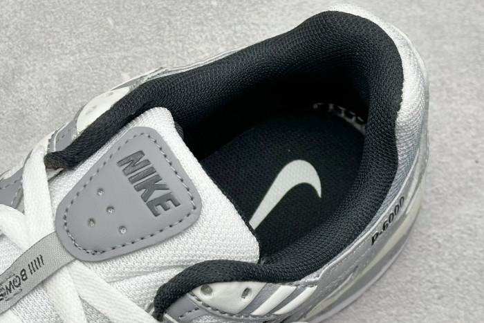 Nike P-6000 Metallic Silver Summit White-Wolf Grey