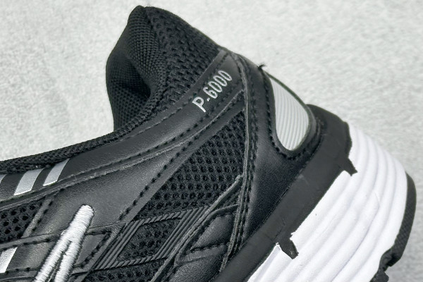 Nike P-6000 Black White Metallic Silver