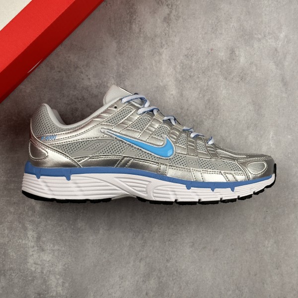 Nike P-6000 Metallic Platinum Pure Platinum Metallic Silver University Blue