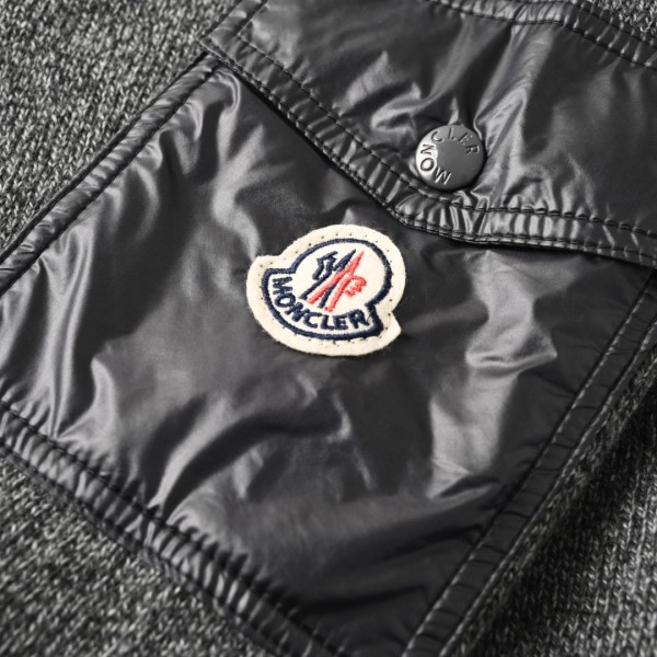 Moncler Logo Patch Crewneck Jumper