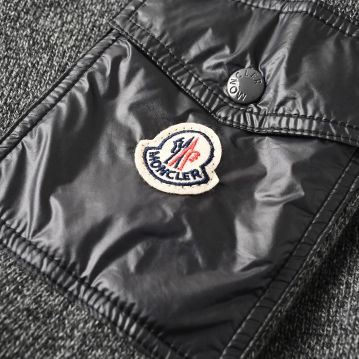 Moncler Logo Patch Crewneck Jumper