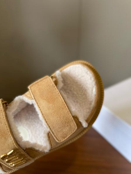 DIOR DiorAct Slide Slippers Women's Brown