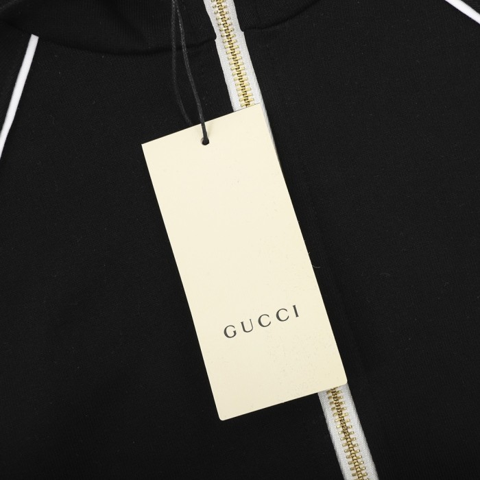 GUCCI Web stripe Cotton Hoodie